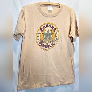 Vintage Banana Republic 80s Single Stitch Classic Big Star Logo Shirt Top